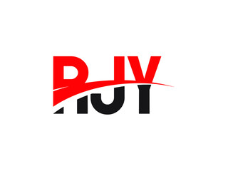 Fototapeta premium RJY Letter Initial Logo Design Vector Illustration