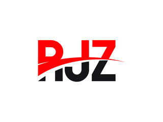 RJZ Letter Initial Logo Design Vector Illustration