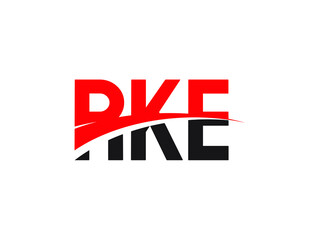 RKE Letter Initial Logo Design Vector Illustration