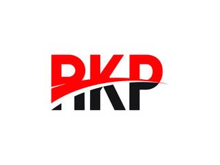 RKP Letter Initial Logo Design Vector Illustration