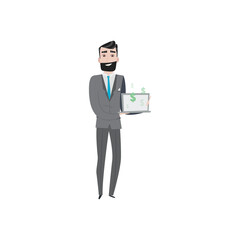 Businessman icon vector illustration design