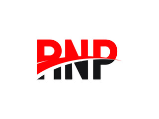 RNP Letter Initial Logo Design Vector Illustration