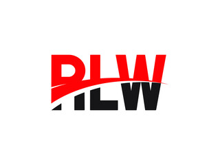 RLW Letter Initial Logo Design Vector Illustration
