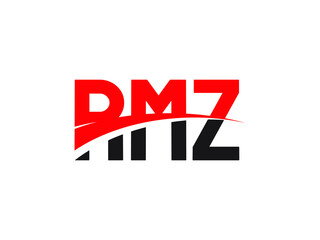RMZ Letter Initial Logo Design Vector Illustration