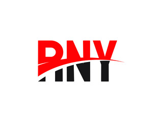 RNY Letter Initial Logo Design Vector Illustration