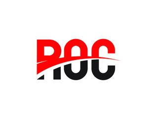 ROC Letter Initial Logo Design Vector Illustration