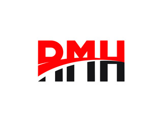 RMH Letter Initial Logo Design Vector Illustration