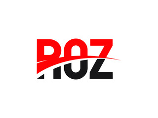 Fototapeta premium ROZ Letter Initial Logo Design Vector Illustration