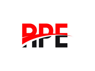 RPE Letter Initial Logo Design Vector Illustration
