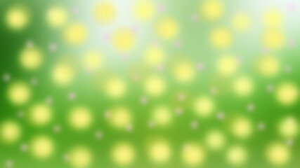 Obraz premium Abstract bokeh green background For illustration or other design work