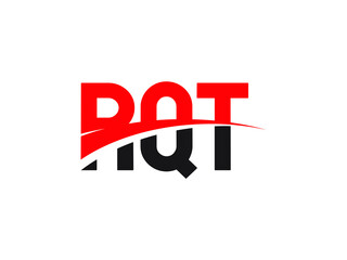 RQT Letter Initial Logo Design Vector Illustration