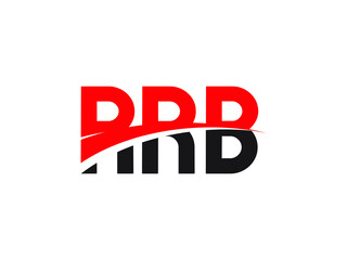RRB Letter Initial Logo Design Vector Illustration