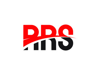 RRS Letter Initial Logo Design Vector Illustration