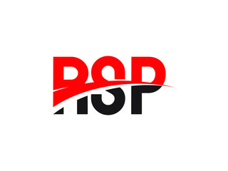 RSP Letter Initial Logo Design Vector Illustration
