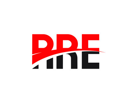 RRE Letter Initial Logo Design Vector Illustration