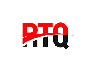 RTQ Letter Initial Logo Design Vector Illustration