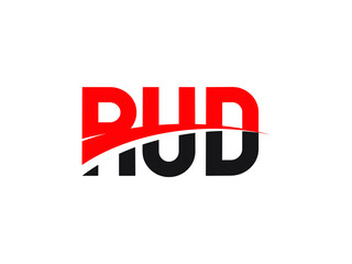 RUD Letter Initial Logo Design Vector Illustration