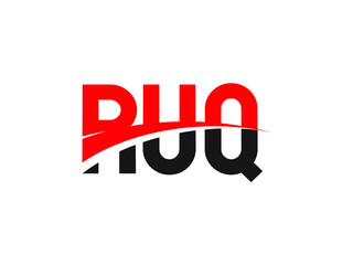 RUQ Letter Initial Logo Design Vector Illustration