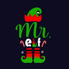 mr. elf t shirt desing