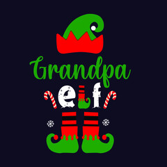 gramdpa elf t shirt desing