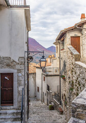 Opi, Italy - embedded in the wonderful Abruzzo, Lazio and Molise National Park, Opi is one of the most spectacular villages of the Apennine Mountains, expecially during Autumn foliage