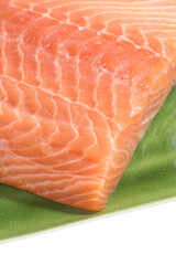 Closeup filet of salmon
