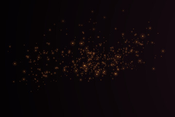 Vector light with starry sparkle. Magic effect. Light effects background.