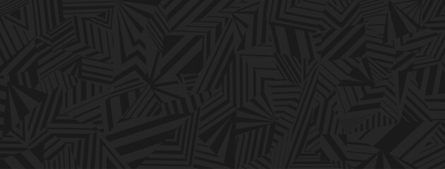 Abstract background of groups of lines in black colors