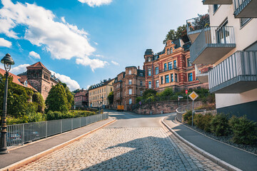 Cityscape of Kulmbach town