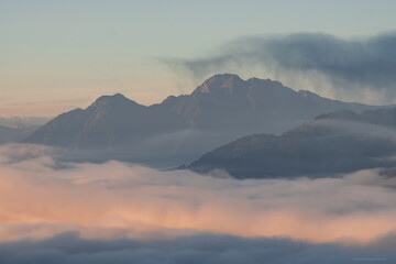 alpen sunrise