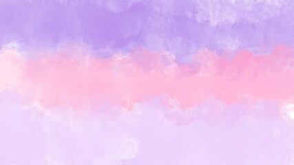 Pink and purple abstract watercolor background with space. Wallpaper art.