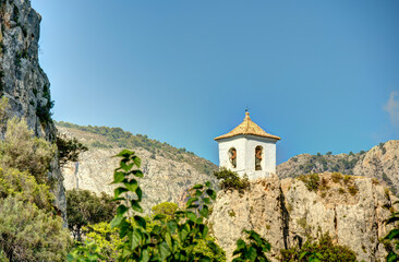 Fototapeta na wymiar Guadalest, Valencian Community, Spain, HDR Image