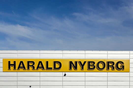 Aarhus, Denmark - August 8, 2015: Harald Nyborg sells DIY products as well as auto accessories, pet articles, clothing and household articles