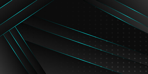 Obraz premium Modern black background