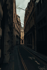 Narrow backstreet in London