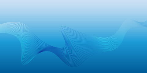 Modern soft blue background with lines