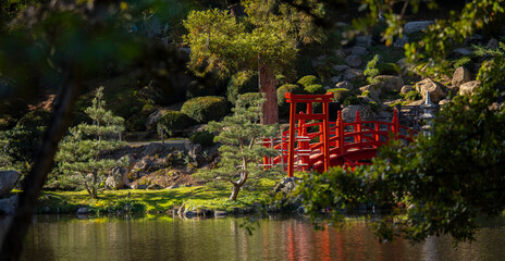Obraz premium Parc oriental de Maulévrier en Anjou, Maine et Loire en France.