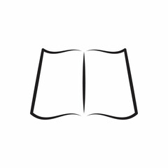 Book icon isolated on white background