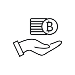 Money income, earning, salary icon design