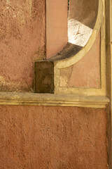 architectural details of a palace in Estoi, Algarve, Portugal