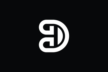 DH logo letter design on luxury background. HD logo monogram initials letter concept. DH icon logo design. HD elegant and Professional letter icon design on black background. D H HD DH