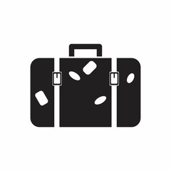 Bag icon. Flat design style