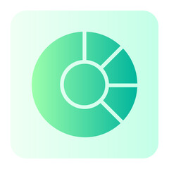 pie chart gradient icon