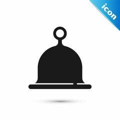 Grey Sauna hat icon isolated on white background. Vector