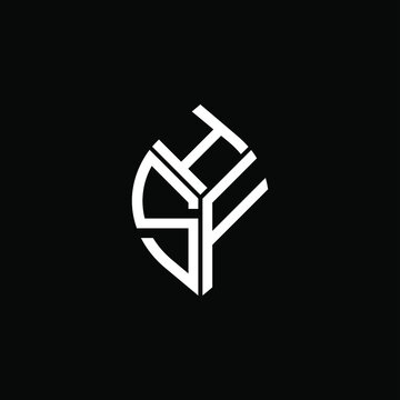 HSF letter logo creative design. HSF unique design
