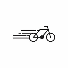 Fototapeta premium Bike Speed Logo Icon Design