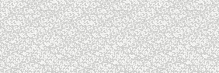 Light background image with abstract white ornament on gray background for your design. Seamless background for wallpaper, textures. Vector illustration.