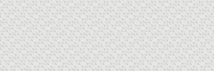 Light background image with abstract white ornament on gray background for your design. Seamless background for wallpaper, textures. Vector illustration.