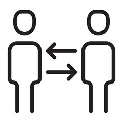 interaction line icon