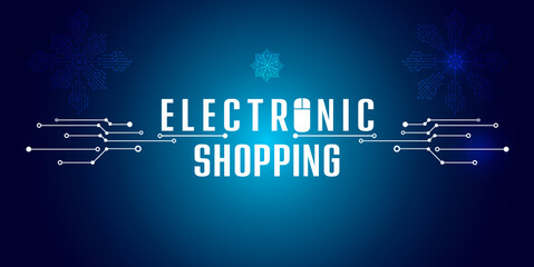 electronic shopping cart